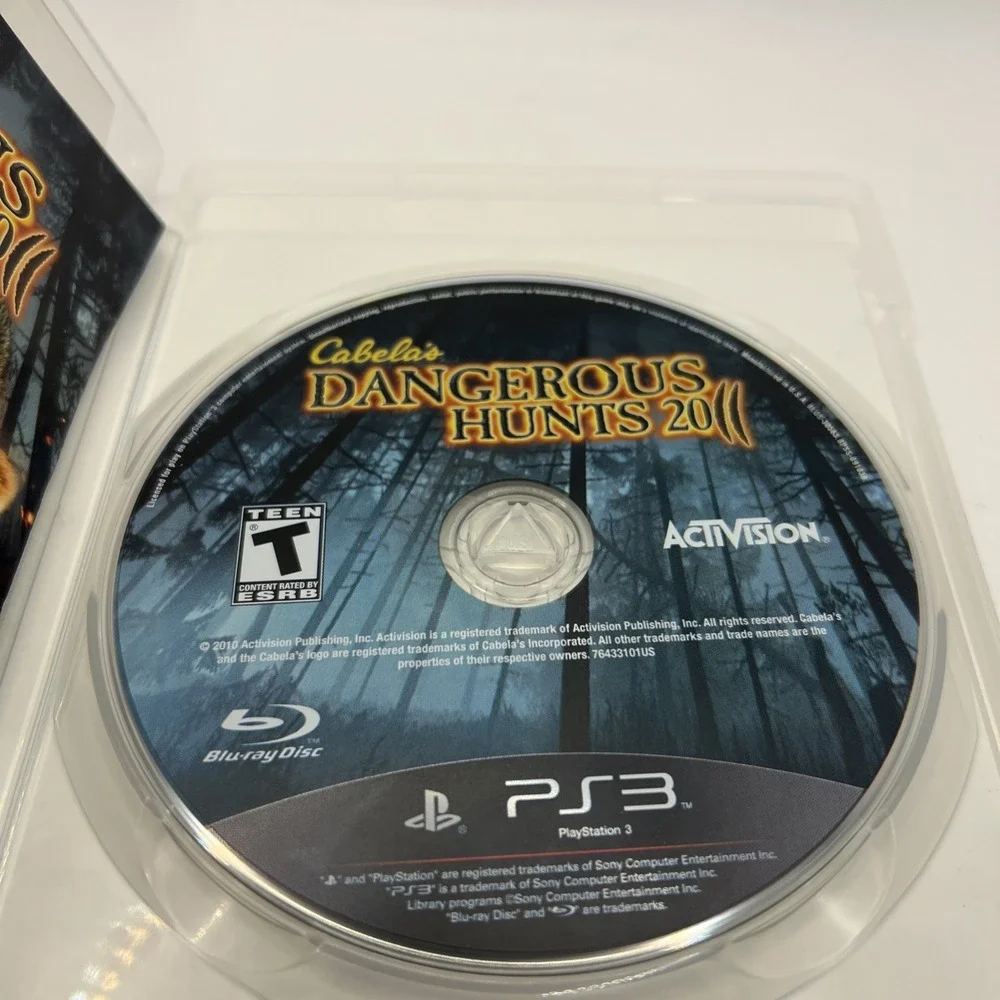 Cabela's Dangerous Hunts 2011 PS3 Sony PlayStation 3 - CIB Tested